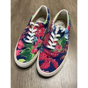 Polo Ralph Lauren Keaton Pony Men's Casual Sneakers Shoes Tropical Sz 10‎ VGUC